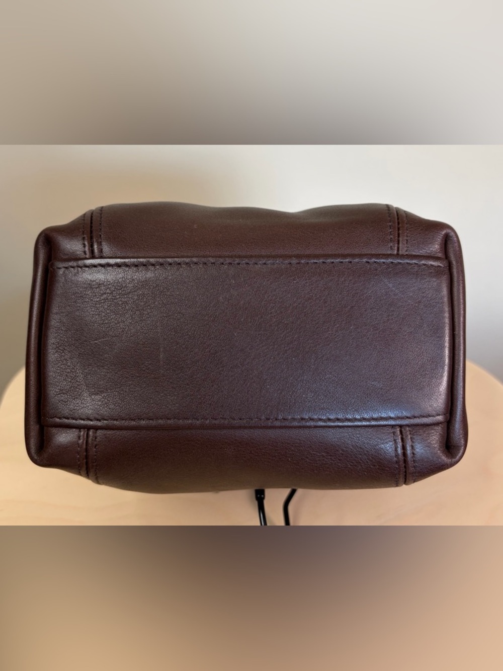 Vintage COACH Soho Small Satchel Flap Mahogany Brown Leather Crossbody 4108 EUC - Picture 11 of 17